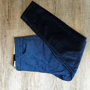 NWT LOFT petite navy velvet jeans
